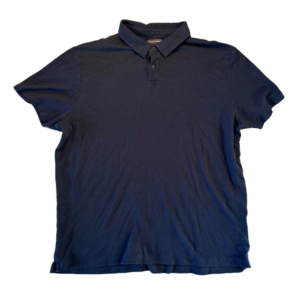 Banana Republic Black Polo T Shirt